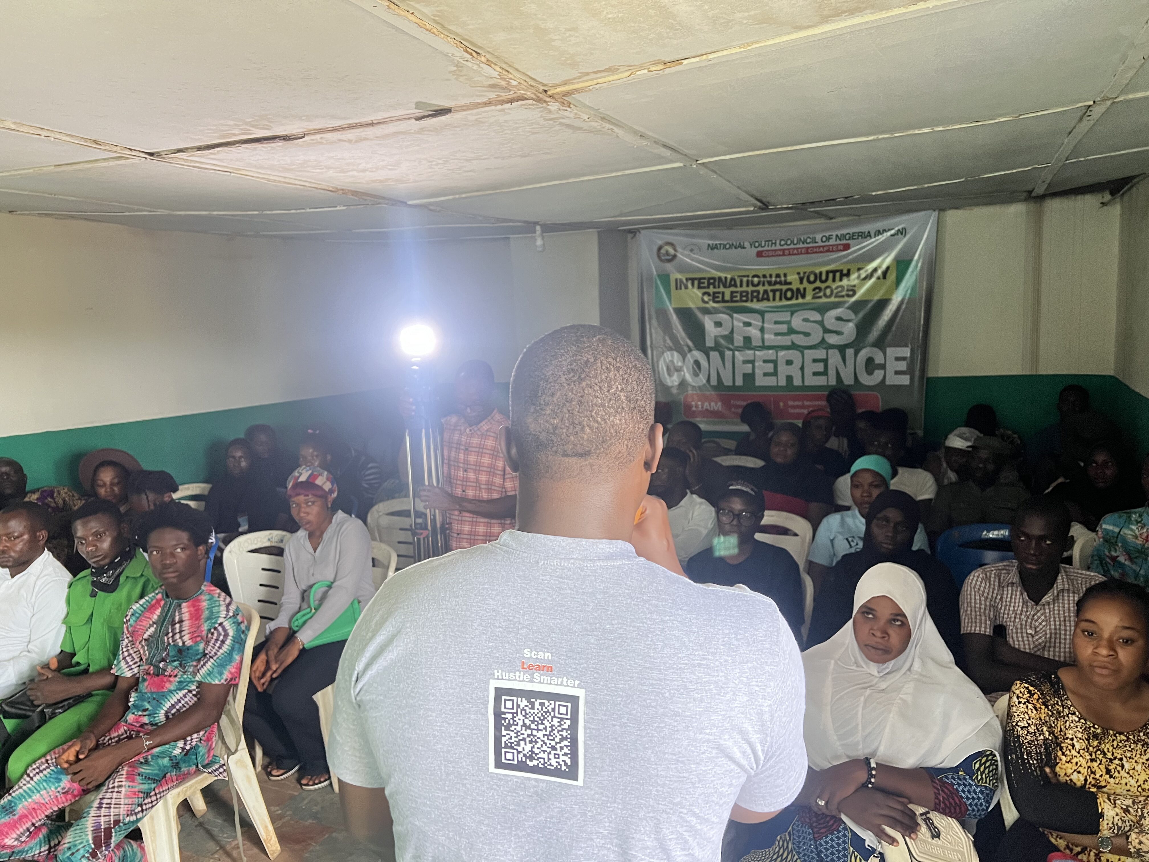 Address NYCN members at a press conference.
